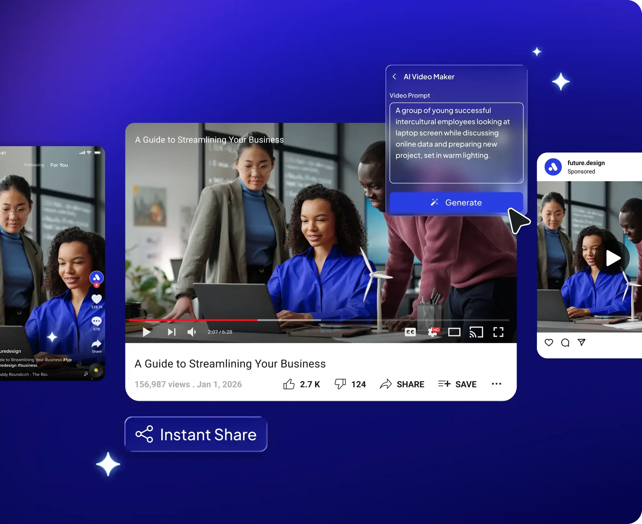 Your Message in Motion 
— Powered by AI