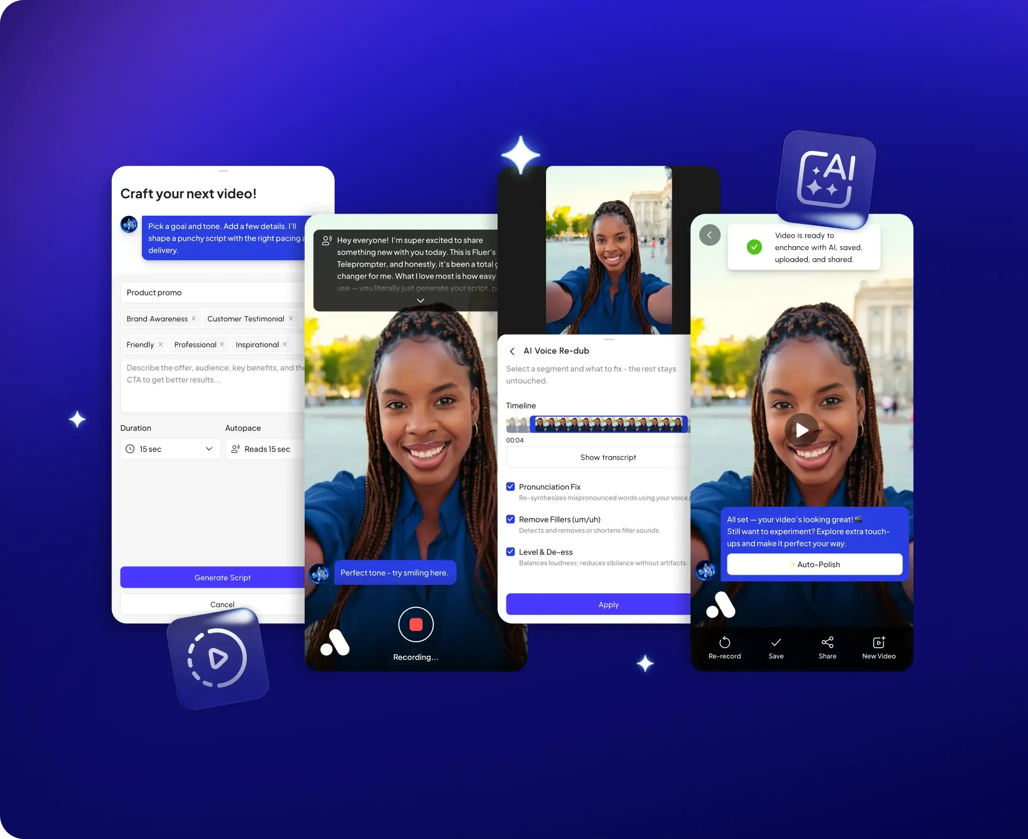 Everything You Need 
to Create Videos 
That Connect