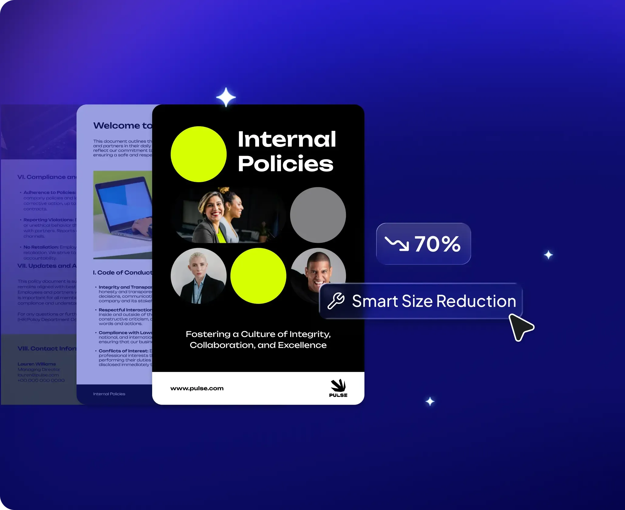 Powerful PDF 
Compression in 
Your Pocket