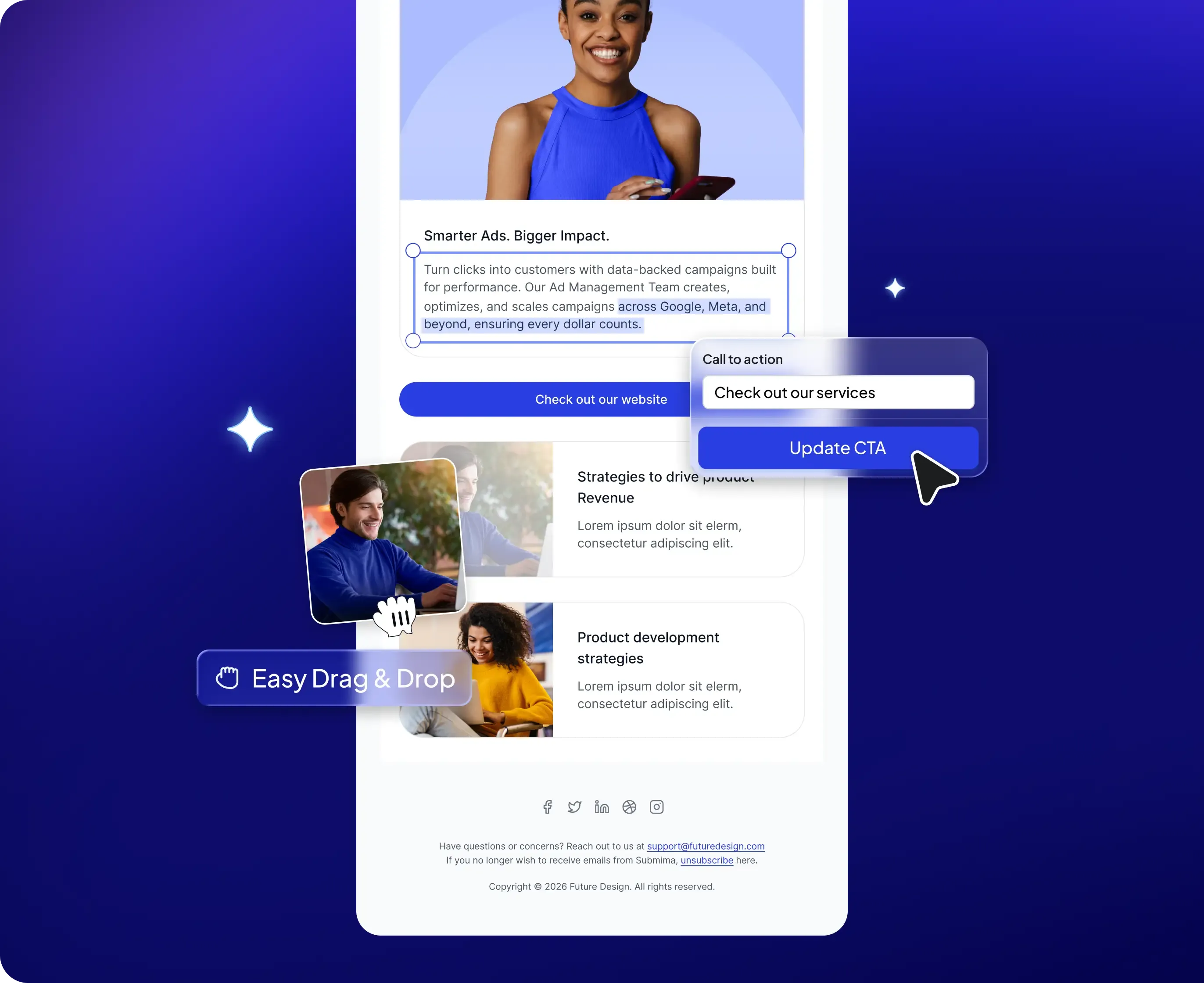 AI Design. 
Human Connection.