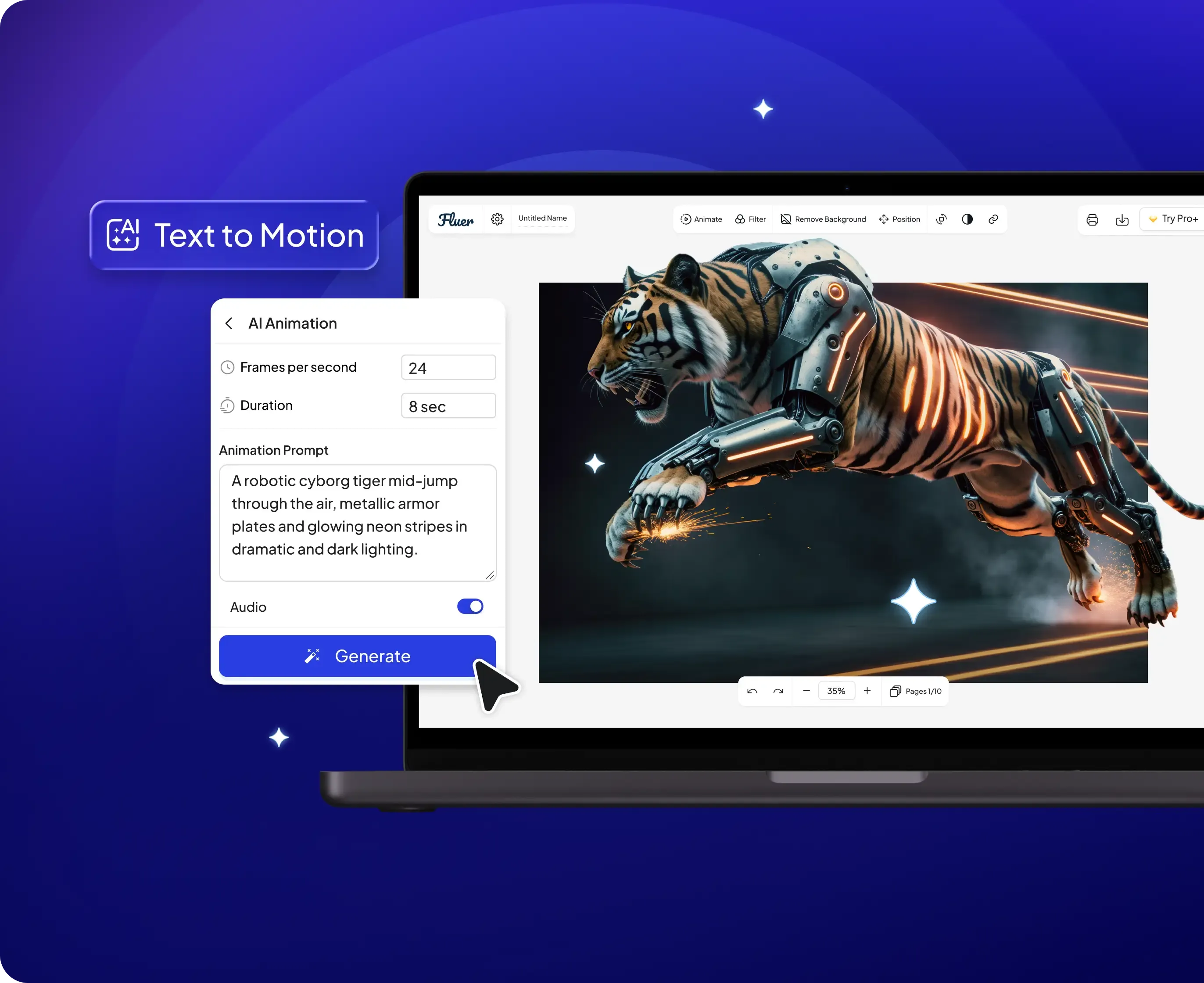 Bring Your Ideas to Life 
with AI Animation