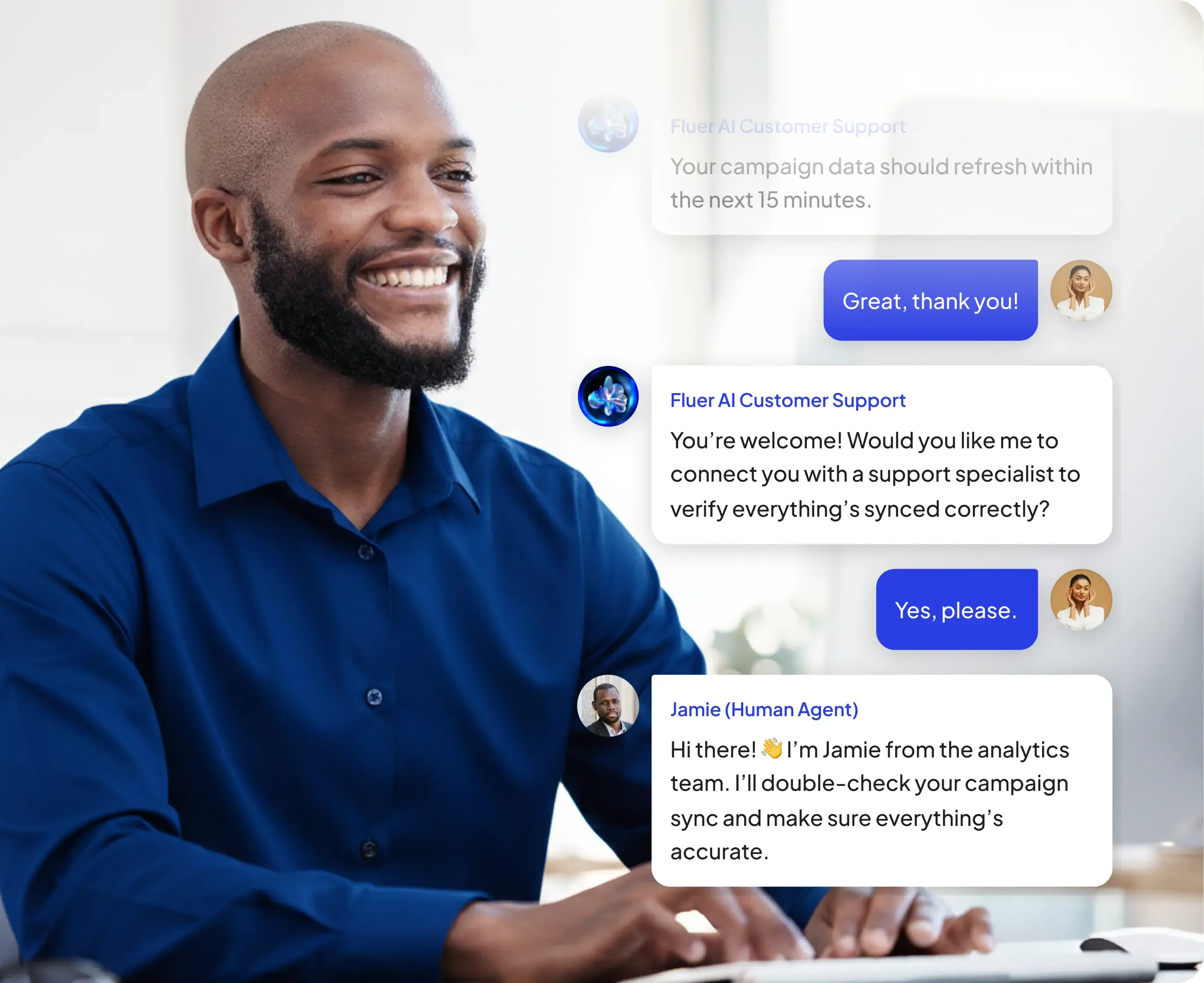 Coming Soon — Intelligent 
Customer Support