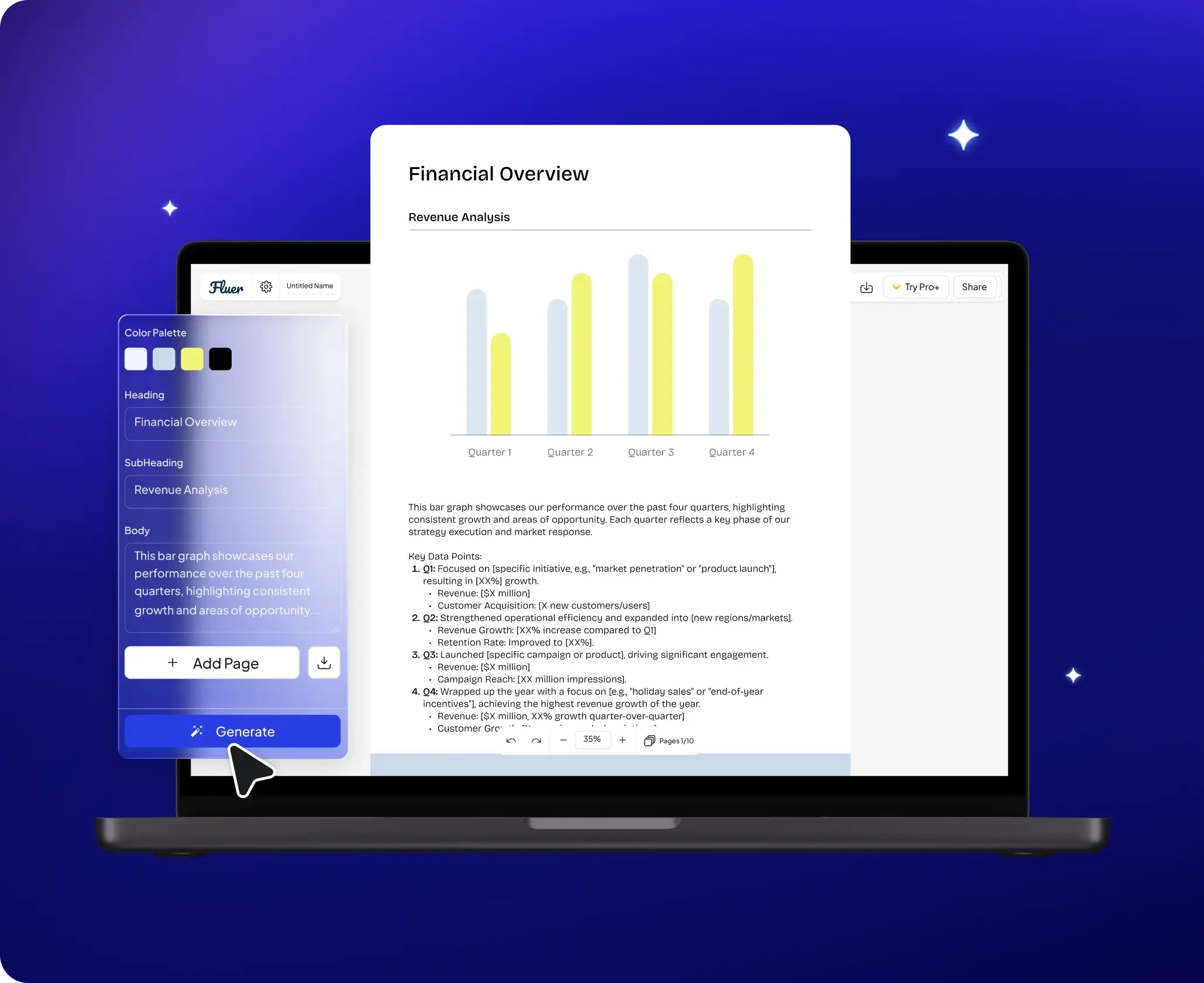 Smarter Reports. Sleeker 
Presentations.