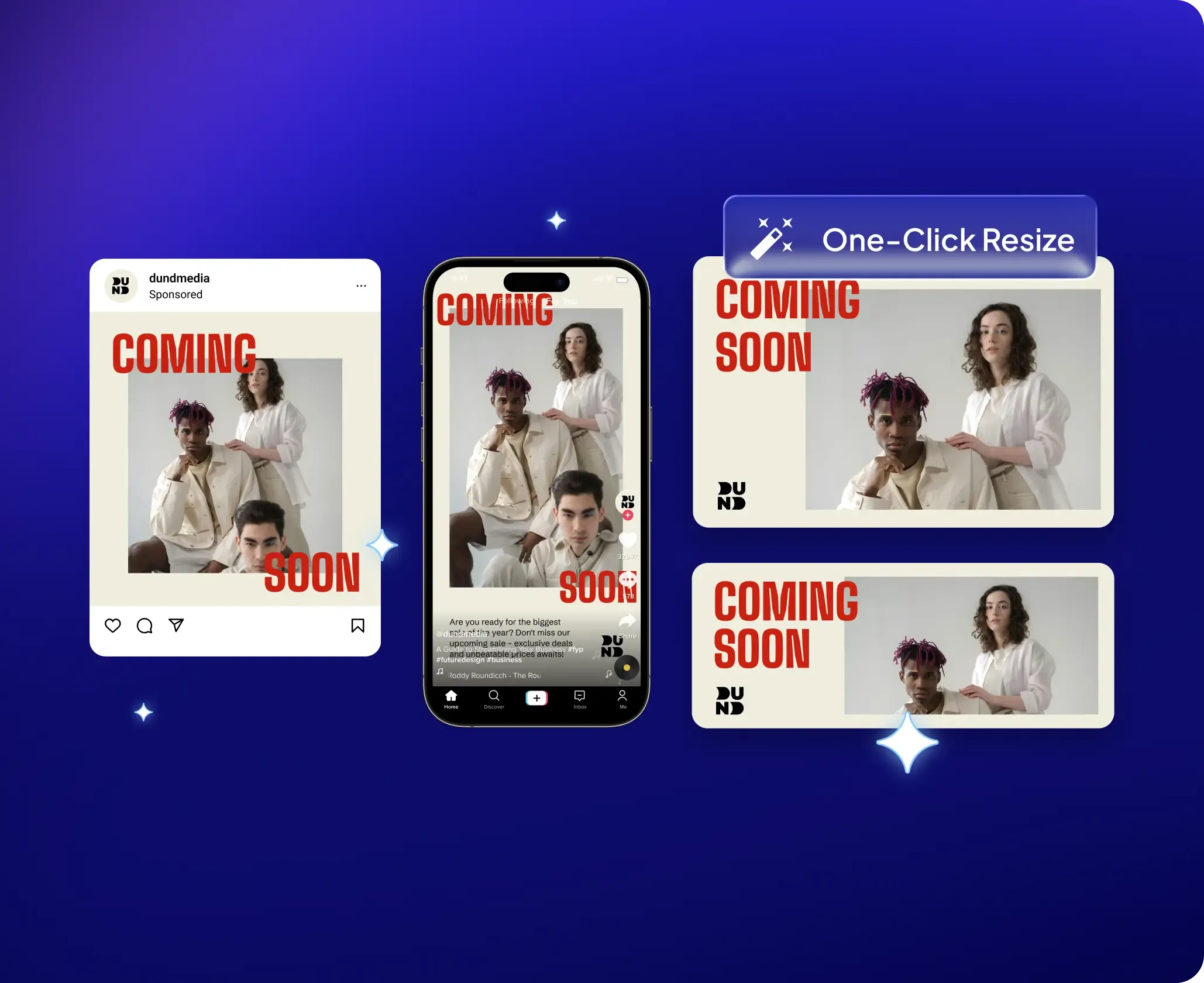 Your Design. Every 
Format. Zero Extra Work.
