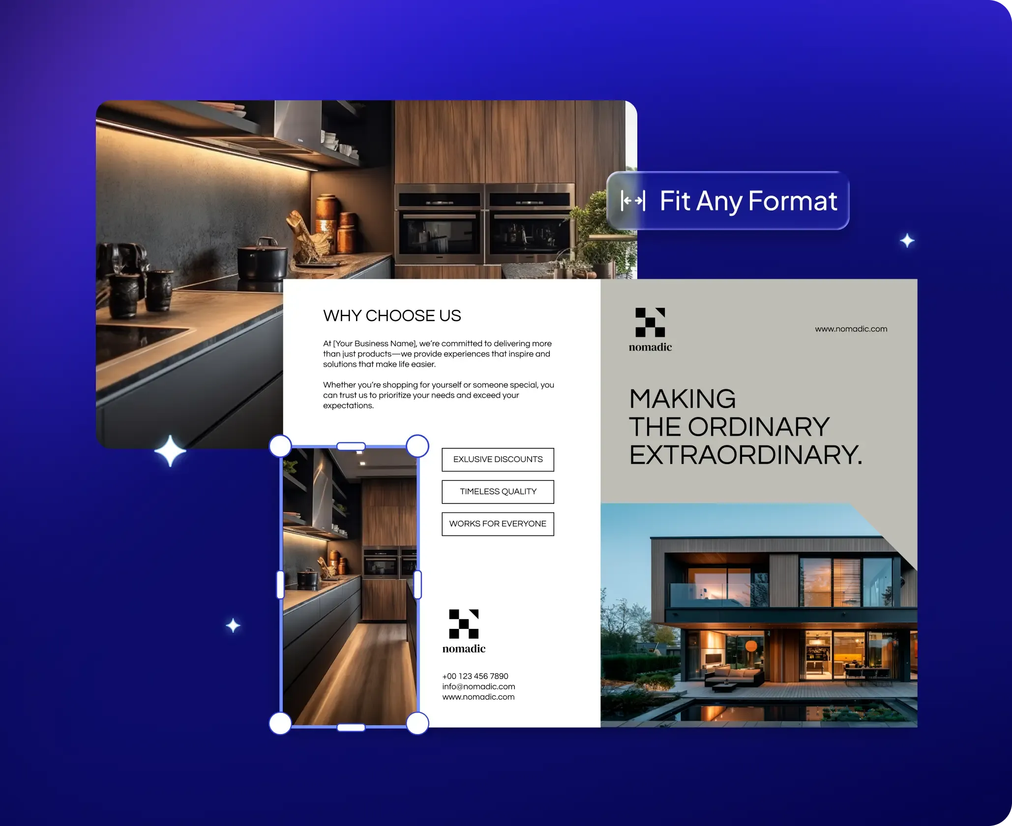 From Feed to Flyer — 
Always the Right Fit